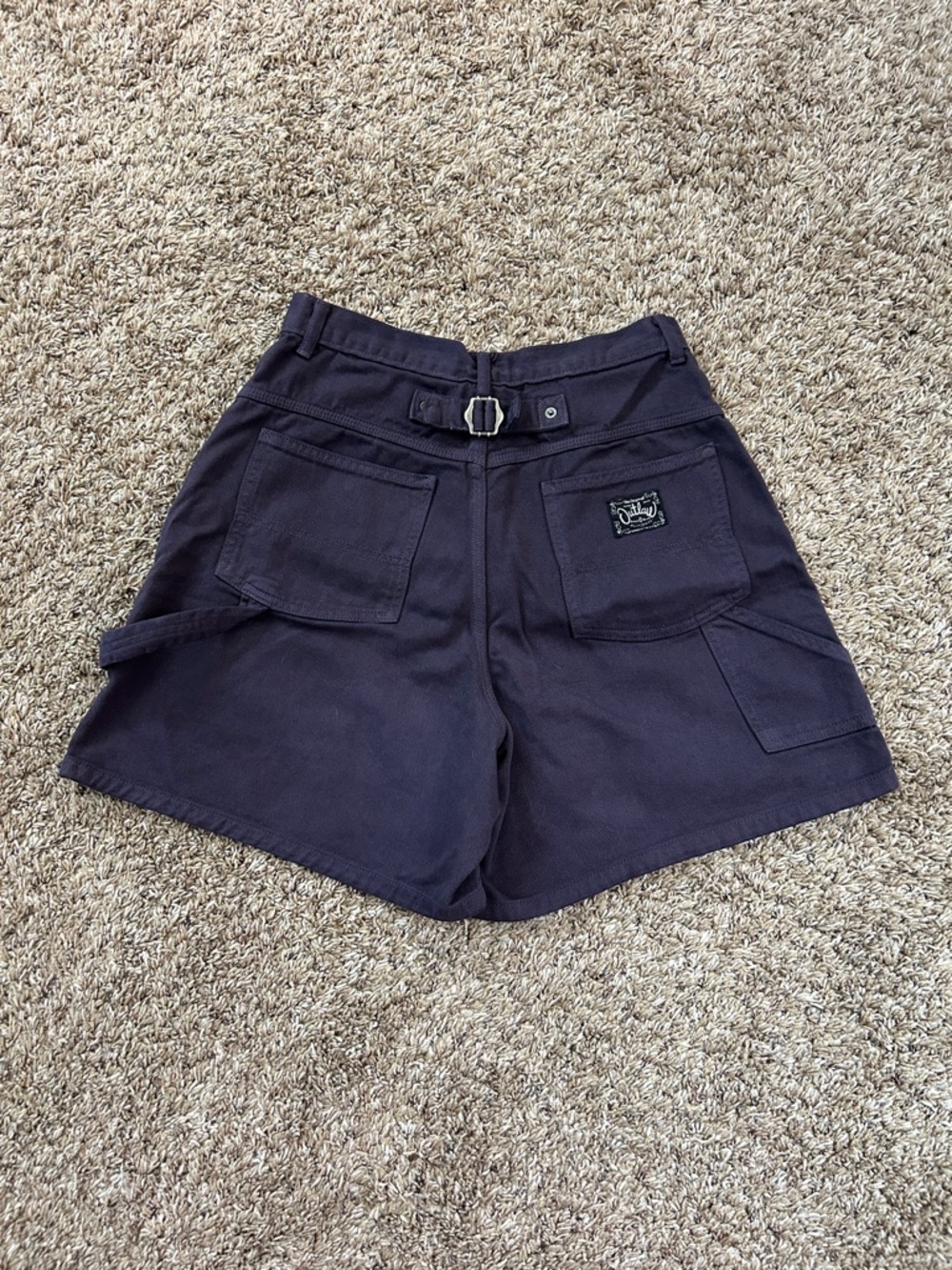 Outlaw Carpenter / Workwear Shorts in Royal Eggplant color